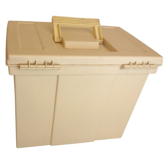 Vintage Rubbermaid Large File Box Keeper With Handle READ - Picture 8 of 8